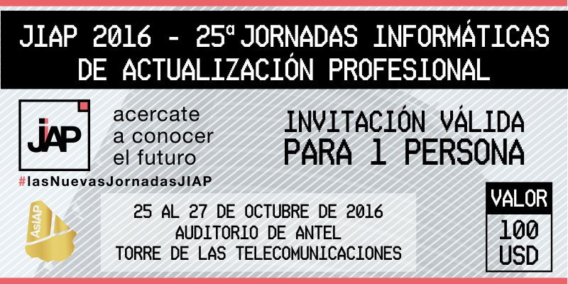 Invitación JIAP 2016